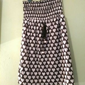 Juicy Couture hearts terry-cloth top.  XL